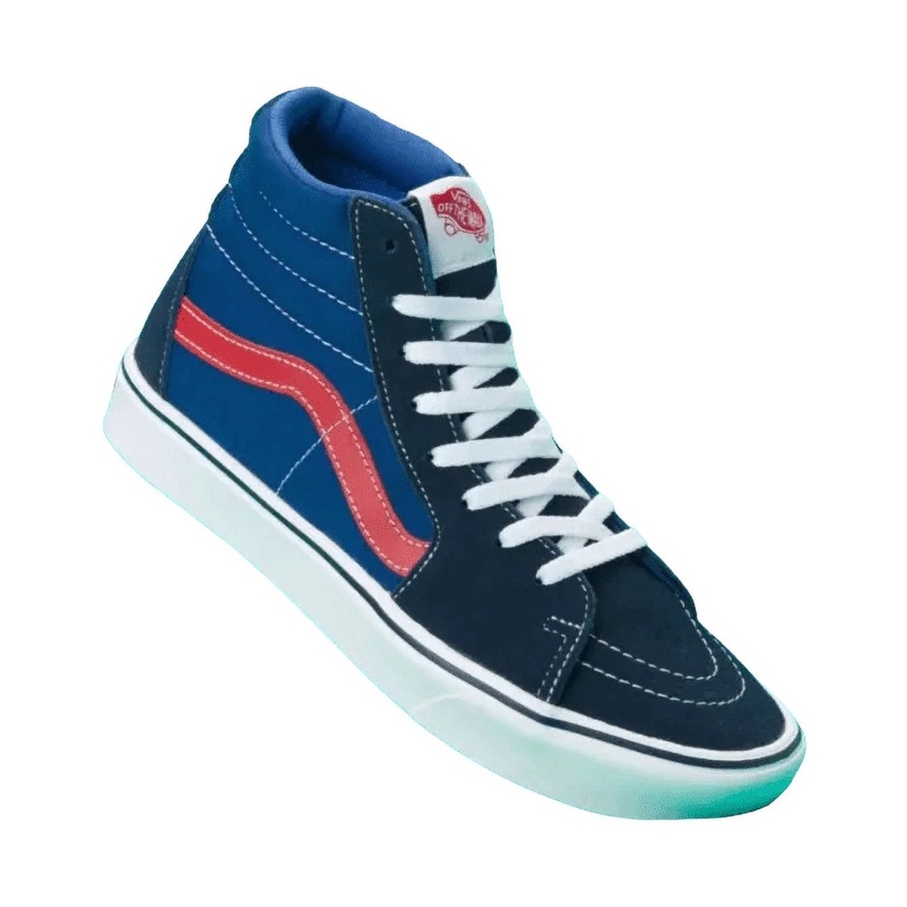 Sk8hi red white blue vans